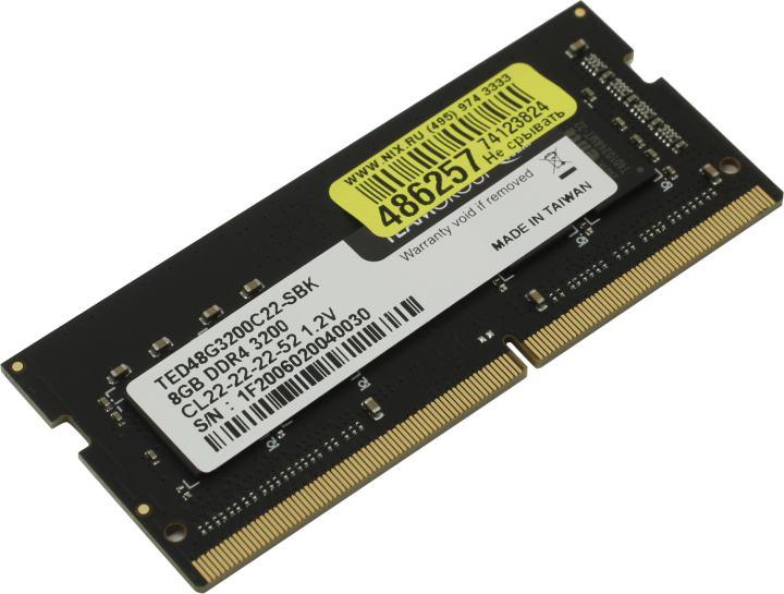 TeamGroup ELITE TED48G3200C22-S01 DDR4 SODIMM 8b PC4-25600 CL22 (for NoteBook)