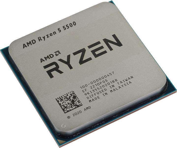 CPU AMD Ryzen 5 5500 (100-000000457) 3.6 GHz/6core/3+16Mb/ Socket AM4 - фото 1 - id-p196931886