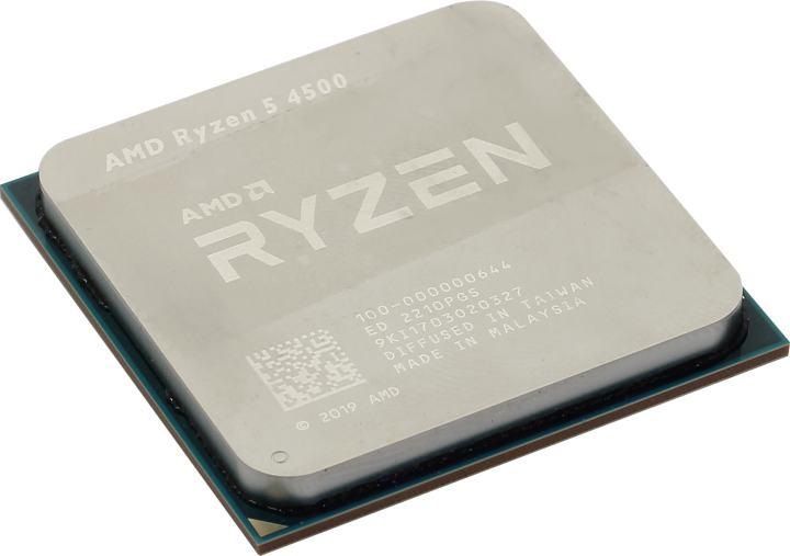 CPU AMD Ryzen 5 4500 (100-000000644) 3.6 GHz/6core/3+8Mb/65W Socket AM4 - фото 1 - id-p199013219