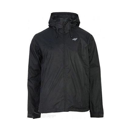 Мужская спортивная куртка ветровка M/4F, KUMT005, черная, р-р M/, фото 2