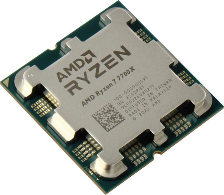 CPU AMD Ryzen 7 7700X BOX (без кулера) (100-100000591WOF/WOZ) 4.5GHz/8core/ Socket AM5