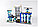 6063 Конструктор Bela Urban "Большой полицейский участок" 854 детали, аналог Lego City 60047, фото 4