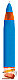 Ручка шариковая Berlingo Skyline, 0,7 мм., игольчатый стержень, светло-синяя, арт.CBp_07130, фото 2