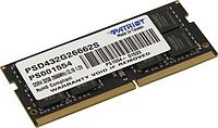 Patriot Signature Line PSD432G26662S DDR4 SODIMM 32Gb PC4-21300 CL19 (for NoteBook)