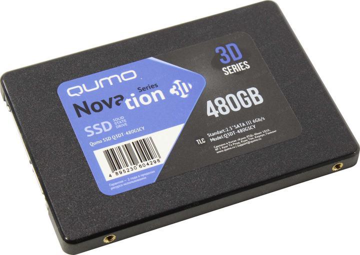 SSD 480Gb SATA 6Gb/s QUMO Novation Q3DT-480GSСY 2.5" 3D TLC
