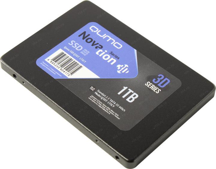 SSD 1 Tb SATA 6Gb/s QUMO Novation Q3DT-1TSCY 2.5" 3D TLC