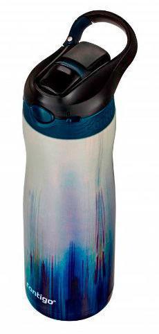 Термос-бутылка CONTIGO Ashland Couture Chill, 0.59л, белый/ синий [2127678] - фото 2 - id-p200511146