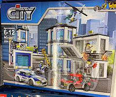 10660 Конструктор Bela Cities "Большой полицейский участок", 894 детали, аналог Lego City 60141