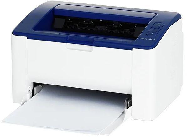 Принтер лазерный Xerox Phaser 3020v_bi черно-белая печать, A4, цвет белый - фото 6 - id-p200513845