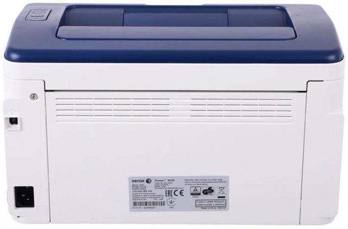 Принтер лазерный Xerox Phaser 3020v_bi черно-белая печать, A4, цвет белый - фото 7 - id-p200513845