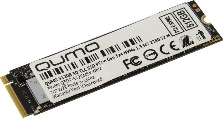 SSD 512 Gb M.2 2280 M QUMO Q3DT-512GMSY-NM2 3D TLC