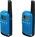 Комплект раций Motorola Talkabout T42 8кан. до 4км компл.:2шт AAA синий/черный (MT198), фото 4