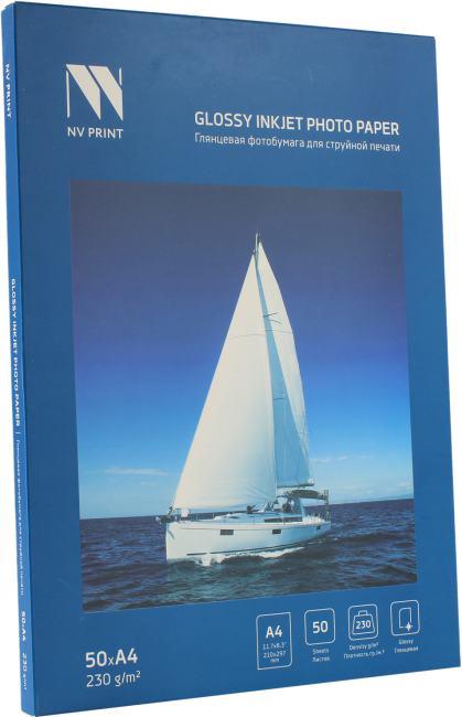 NV-Print NVP-230GIA4S50 (A4, 50 листов, 230 г/м2) бумага глянцевая