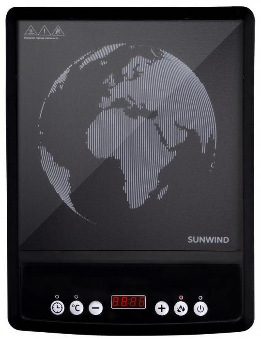 Плита Индукционная SunWind SCI-0501 черный стеклокерамика (настольная) - фото 2 - id-p200514229