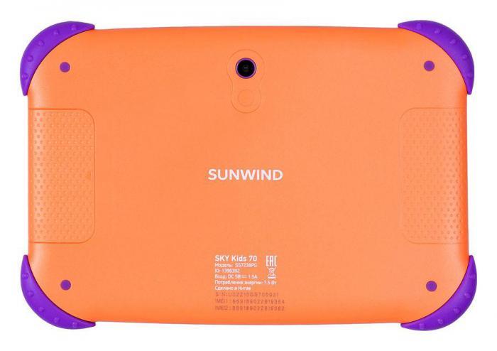 Детский планшет SunWind Sky Kids 70 7", 1GB, 16GB, 3G, Wi-Fi, Android 10.0 Go разноцветный [ss7238pg ] - фото 5 - id-p200514263