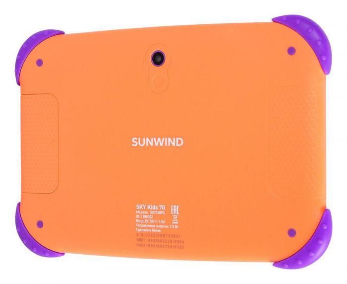 Детский планшет SunWind Sky Kids 70 7", 1GB, 16GB, 3G, Wi-Fi, Android 10.0 Go разноцветный [ss7238pg ] - фото 7 - id-p200514263