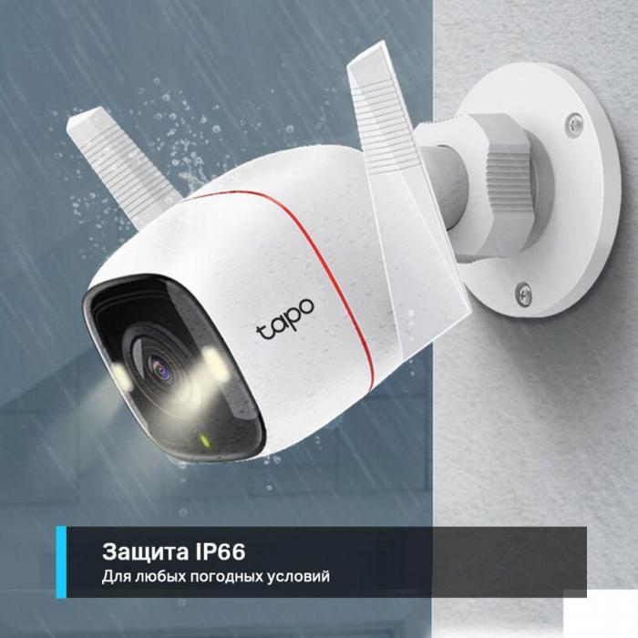 Камера видеонаблюдения IP TP-LINK Tapo C310, 3.89 мм, белый - фото 7 - id-p200518755