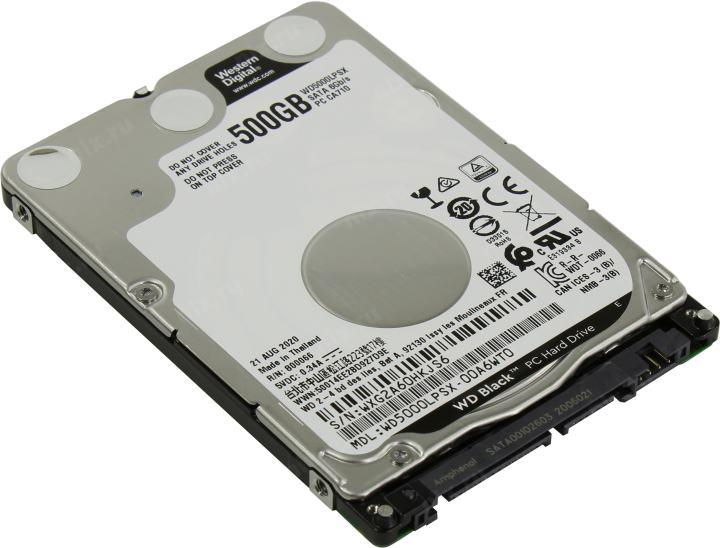 HDD 500 Gb SATA 6Gb/s Western Digital Black WD5000LPSX 2.5"