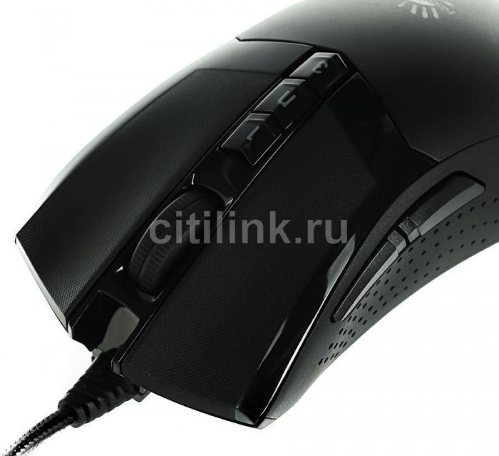 Мышь A4TECH Bloody W90 Pro, игровая, оптическая, проводная, USB, черный - фото 3 - id-p200515599