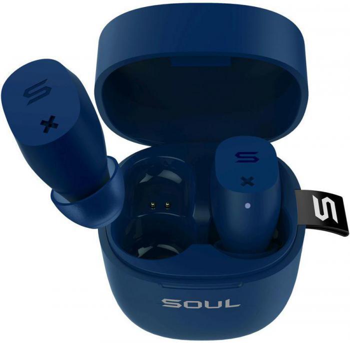 Наушники Soul ST-XX, Bluetooth, внутриканальные, темно-синий [80000622] - фото 1 - id-p200519851