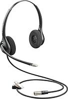 Гарнитура Plantronics HW261N-DCDUALCHANNEL, для контактных центров, накладные, проводные, черный [86872-02]