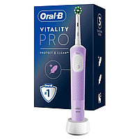 Oral-B Braun VITALITY PRO Protect X Clean Lilac Cross Action Электрическая зубная щетка D103.413.3