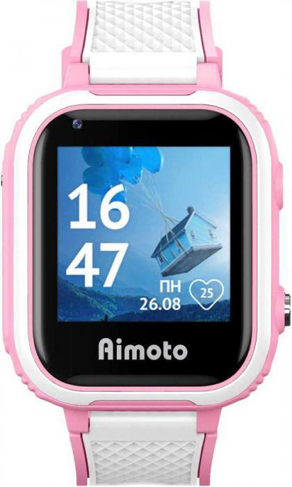 Смарт-часы Кнопка Жизни Aimoto Pro Indigo 4G, 1.44", розовый / розовый [9500103] - фото 3 - id-p200512485