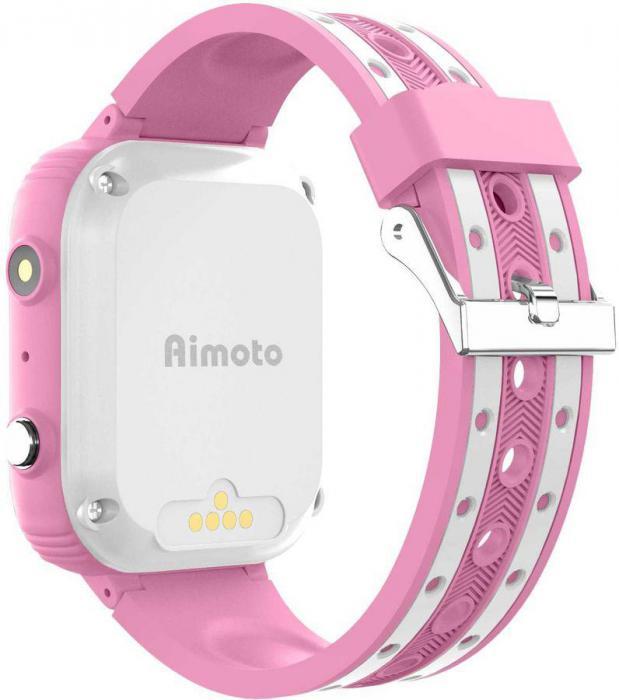 Смарт-часы Кнопка Жизни Aimoto Pro Indigo 4G, 1.44", розовый / розовый [9500103] - фото 6 - id-p200512485