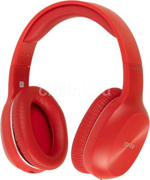 Наушники Edifier W800BT Plus, 3.5 мм/Bluetooth, накладные, красный - фото 4 - id-p200520022