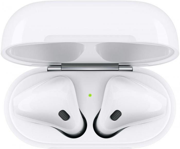 Наушники Apple AirPods 2 A2032,A2031,A1602, with Charging Case, Bluetooth, вкладыши, белый [mv7n2am/a] - фото 4 - id-p200520072