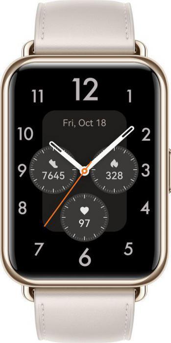 Смарт-часы Huawei Watch Fit 2 Yoda-B19V, 1.74", золотистый / белый [55029265] - фото 6 - id-p200512540