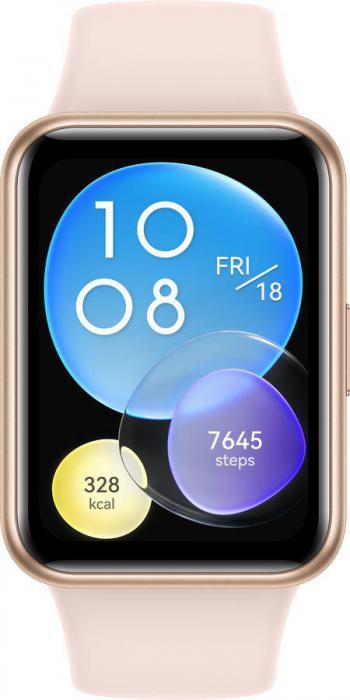 Смарт-часы Huawei Watch Fit 2 Yoda-B09S, 1.74", розовый / розовый [55028915] - фото 6 - id-p200512542