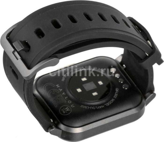 Смарт-часы HAYLOU LS02, 1.4", черный / черный - фото 7 - id-p200512565