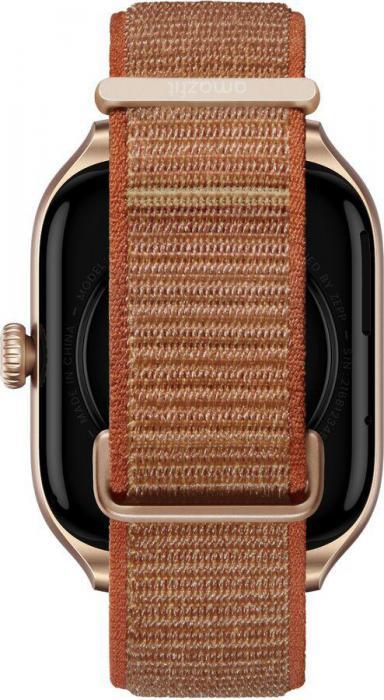 Смарт-часы AMAZFIT GTS 4 A2168, 1.75", розовый / коричневый [1746004] - фото 4 - id-p200512634