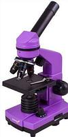Микроскоп LEVENHUK Rainbow 2L Amethyst, световой/оптический/биологический, 40-400x, на 3 объектива,
