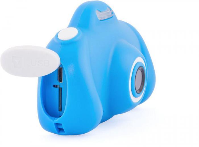 Цифровой компактный фотоаппарат Rekam iLook K410i, детский, голубой - фото 8 - id-p200510309