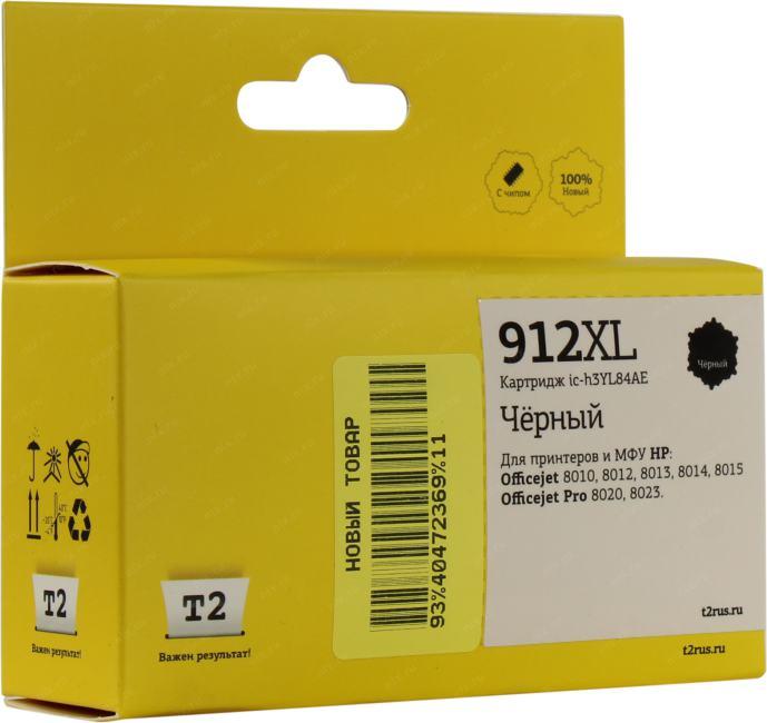 Картридж T2 ic-h3YL84AE Black для HP Officejet 8010/8012/8013/8014/8015/Officejet Pro 8020/8023