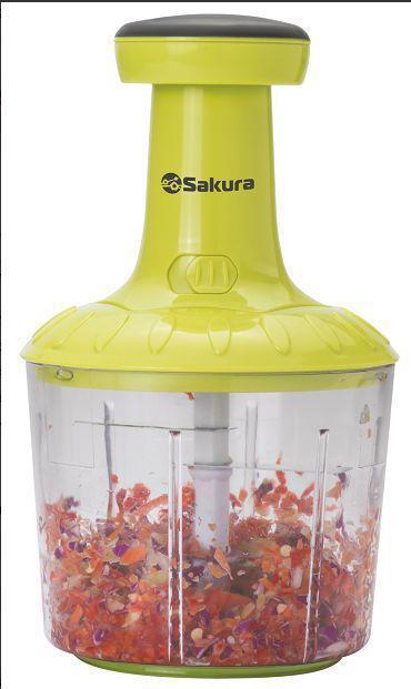 Измельчитель механический кухонный для продуктов Универсальный чоппер блендер SAKURA SA-CH01G - фото 1 - id-p197525222
