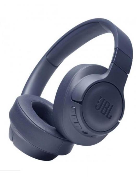 Наушники беспроводные большие JBL Tune 710BT JBLT710BTNCBLU синие - фото 1 - id-p199276688