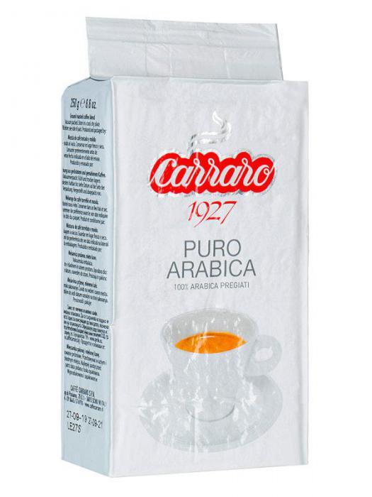 Кофе молотый Carraro Arabica 100% 250g 8000604001344 - фото 1 - id-p200578371