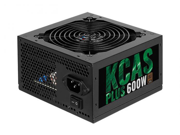 Блок питания AeroCool Retail KCAS-600W Plus 600W