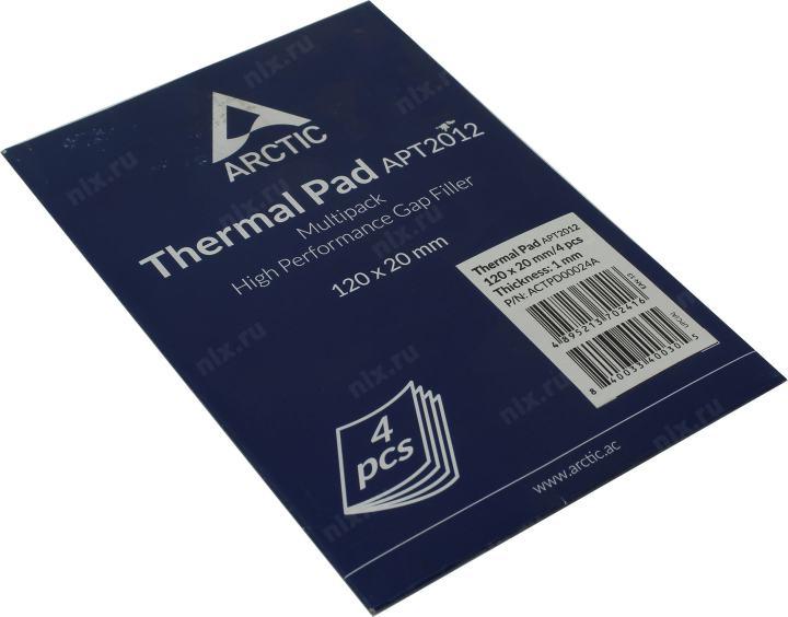 Arctic Thermal Pad ACTPD00024A Термоинтерфейс (120x20x1мм, 4шт, 1.2 Вт/мК)