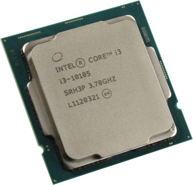 CPU Intel Core i3-10105 3.7 GHz /4core/SVGA UHD Graphics630/6Mb/65W/8 GT/s LGA1200 - фото 1 - id-p192077024