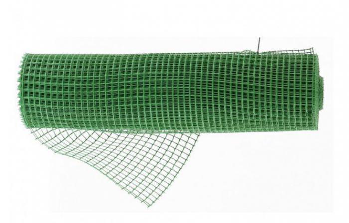 Сетка пластиковая садовая для забора 1.5х25м решетка заборная в рулоне 70х70мм зеленая защитная - фото 2 - id-p198960021
