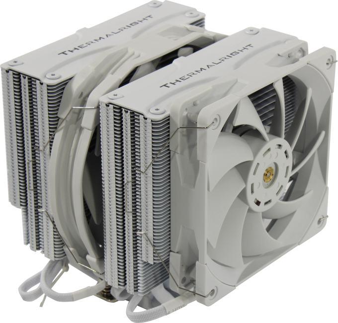 Thermalright Frost Commander 140 White (4пин, 115x/1200/1700/2011/2066/AM4, 30.2дБ,1850об/мин,Cu+тепл.трубки)