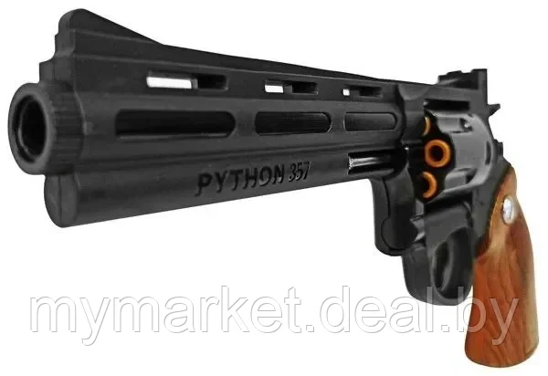 Детский пневматический револьвер Colt Python 357 Питон с гильзами - фото 1 - id-p200660537