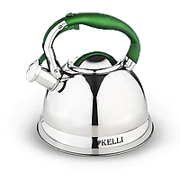 Чайник со свистком из нержавеющей стали 3 л Kelli KL-4502