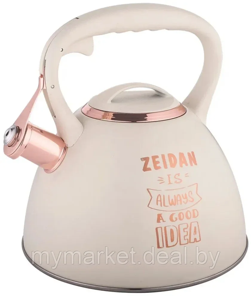 Чайник со свистком из нержавеющей стали 3 л Zeidan Z-4421 - фото 1 - id-p200660630