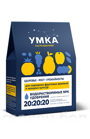 Удобренине УМКА NPK (20:20:20+МЕ) 100г - фото 2 - id-p200660964