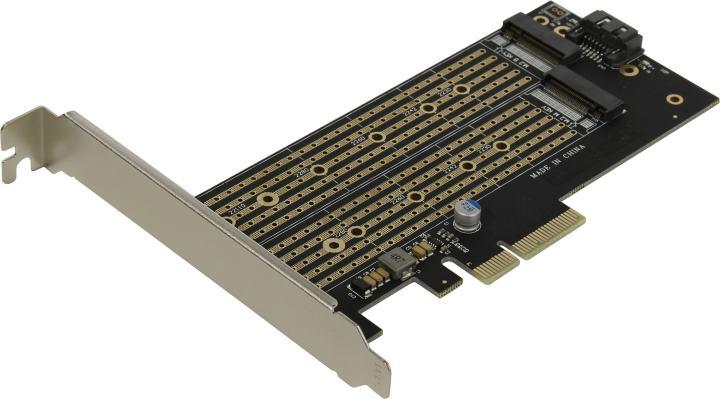 Orient C301E Адаптер M.2 M - PCI-Ex4/M.2 B - SATA (2230/2242/2260/2280/22110)